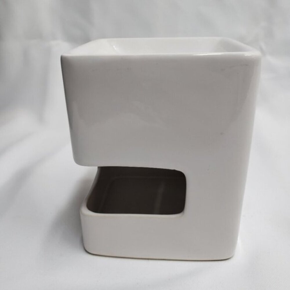 🔷️Torre & Tagus Tealight Holder Wax Melter Oil Diffuser White Ceramic - Picture 5 of 13